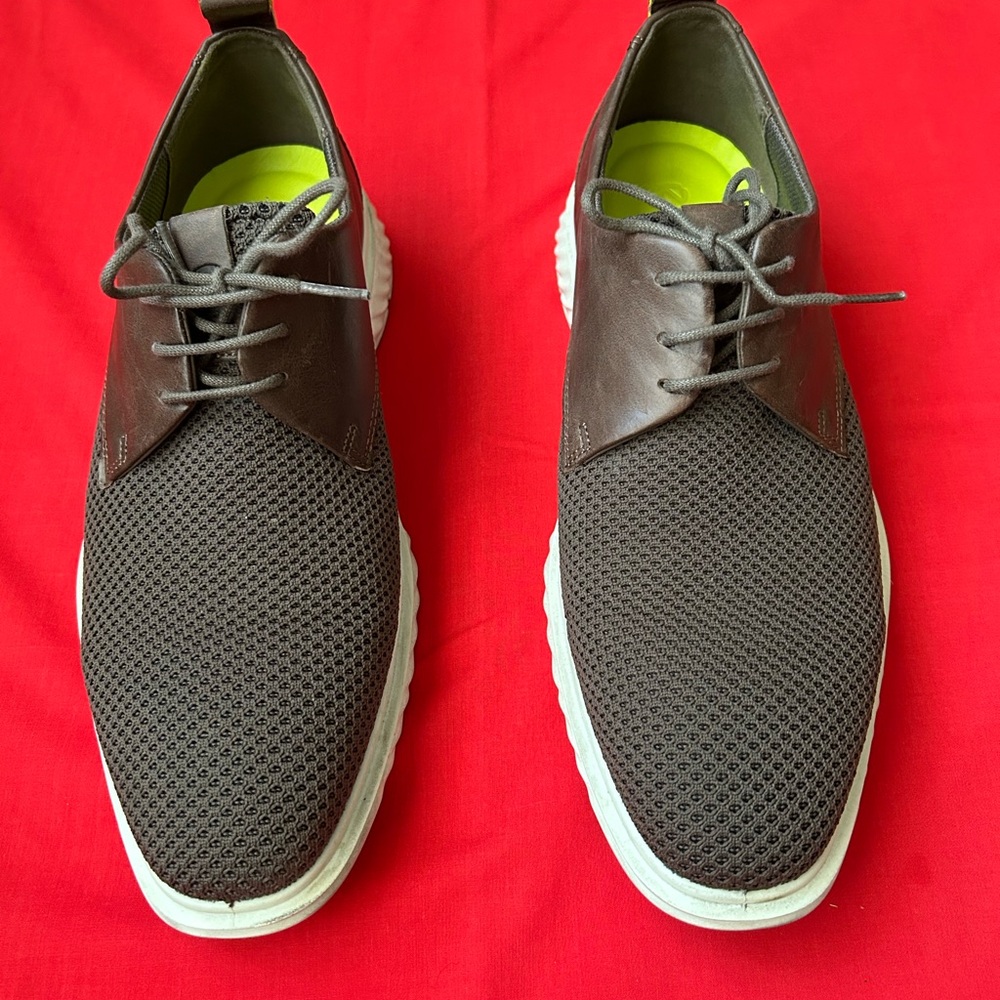 Ecco Men's Brown Mesh Oxfords